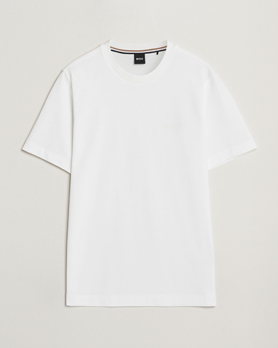 BOSS BLACK Thompson Crew Neck T-Shirt White – Blanco