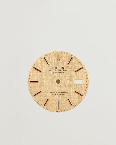 Rolex Pre-Owned Rolex Datejust 5 ref Linen Dial – Oro