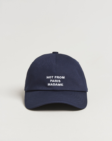 Drôle de Monsieur Slogan Baseball Cap Navy – Azul