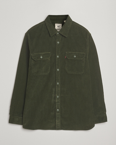 Levi's Jackson Corduroy Worker Shirt Dark Green – Verde