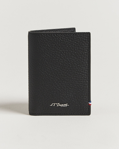 S.T. Dupont Neo Capsule Credit Card Wallet Black Grained – Negro