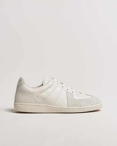 Sweyd Nappa/Suede Army Trainer White – Blanco