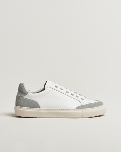 Sweyd Center Leather/Suede Sneakers White – Blanco