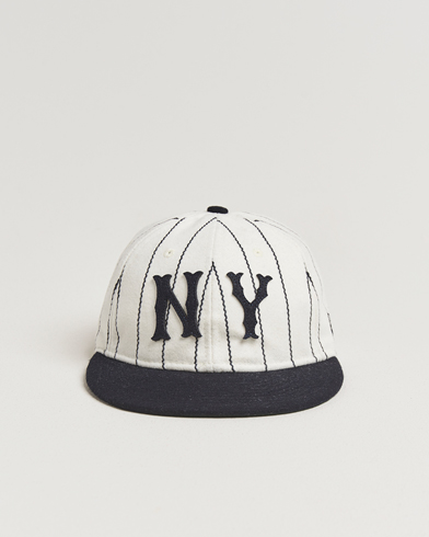 New Era Retro Crown 9Fifty Melton Wool Cap New York Yankees Stripe – Blanco