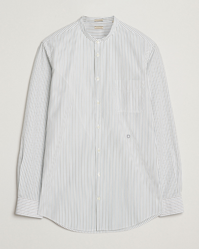 Massimo Alba Noto Guru Collar Shirt White/Green – Blanco