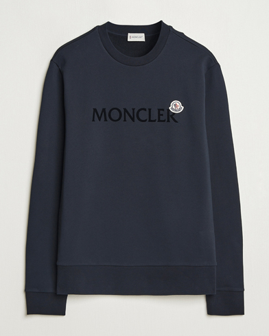 Moncler Lettering Logo Sweatshirt Navy – Azul