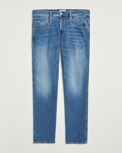 Replay Anbass Hyperflex Original Jeans Medium Blue – Azul