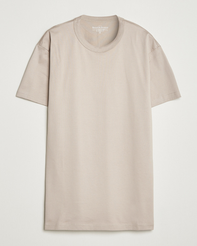 Bread & Boxers Pima Cotton Crew Neck T-Shirt Greige – Beige