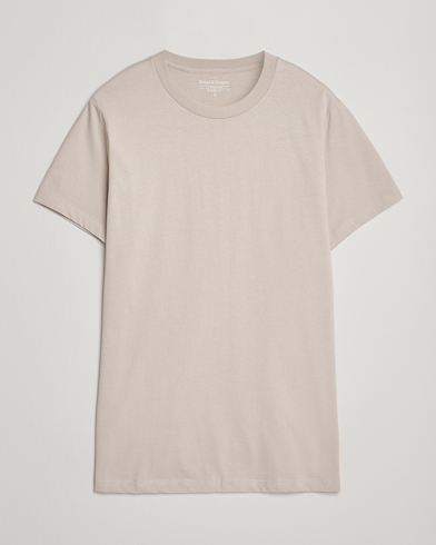 Bread & Boxers Crew Neck Regular T-Shirt Greige – Beige