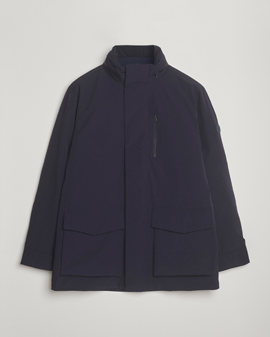 Gant Double Mid Length Field Jacket Evening Blue – Azul