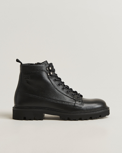 BOSS BLACK Julyo Leather Boot Black – Negro