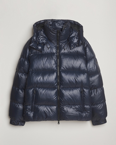 J.Lindeberg Creek Down Hooded Jacket Navy – Azul