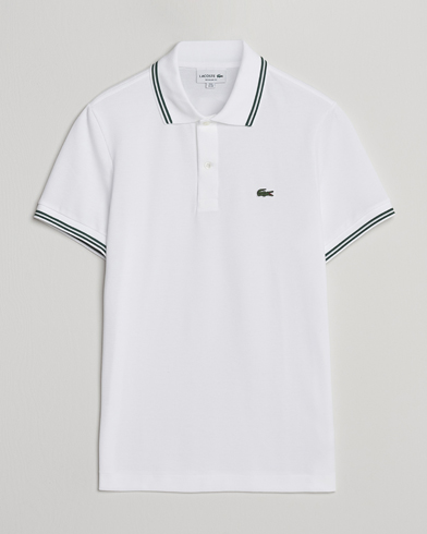 Lacoste Original Tipped Polo Piké White – Blanco