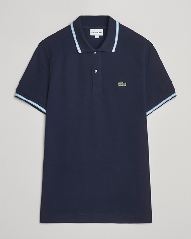 Lacoste Original Tipped Polo Piké Navy Blue – Azul