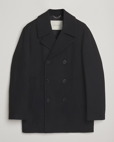 Mackintosh Dalton Wool/Cashmere Peacoat Black – Negro