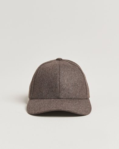 Varsity Headwear Flannel Baseball Cap Taupe Brown – Marrón