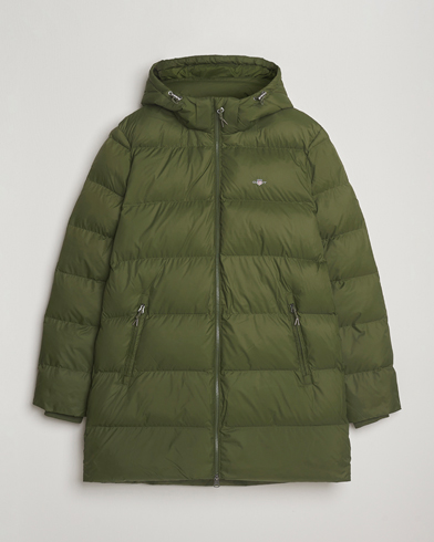 Gant The Active Cloud Mid Length Jacket Country Green – Verde