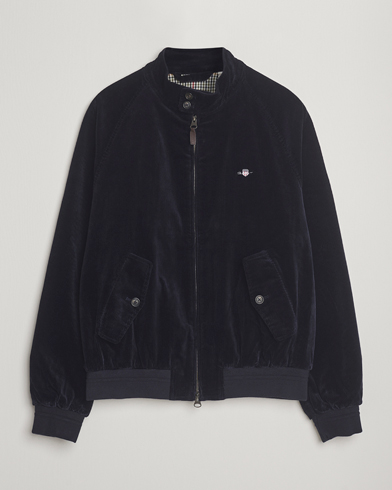 Gant Corduroy Harrington Jacket Evening Blue – Azul