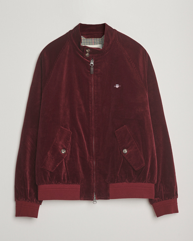 GANT Corduroy Harrington Jacket Plumped Red – Rojo