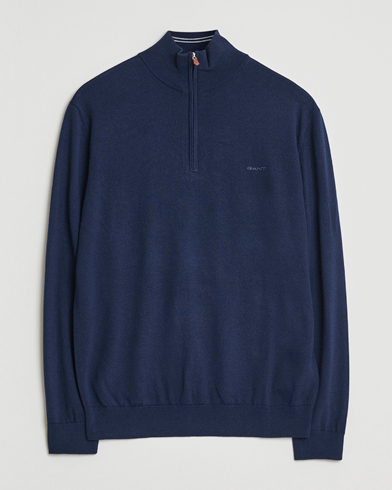 Gant Extrafine Merino Wool Half Zip Marine – Azul