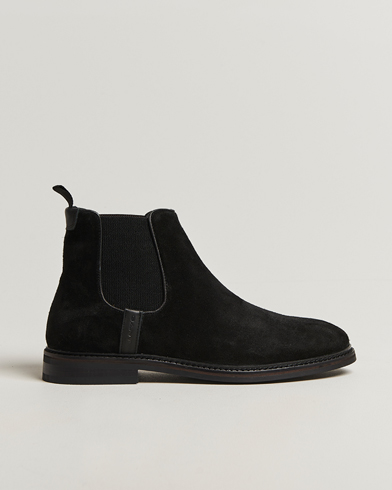GANT Bidford Suede Chelsea Boot Black – Negro