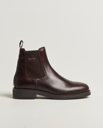 GANT Prepdale Leather Chelsea Boot Dark Brown – Marrón