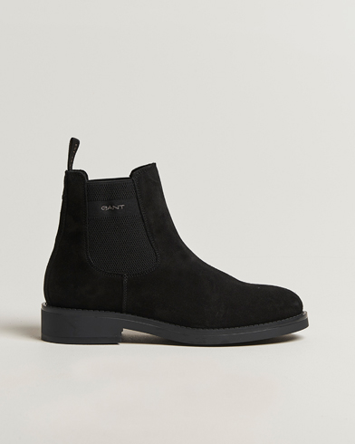 GANT Prepdale Suede Chelsea Boot Black – Negro