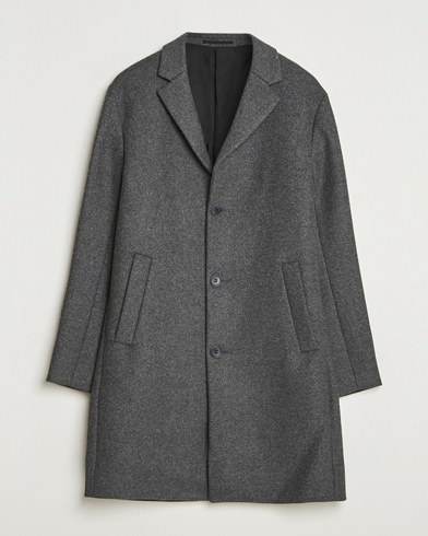 NN07 Austin Wool Coat Grey Melange – Gris