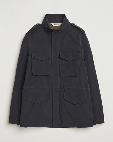 Aspesi Minifield Cotton Field Jacket Navy – Azul
