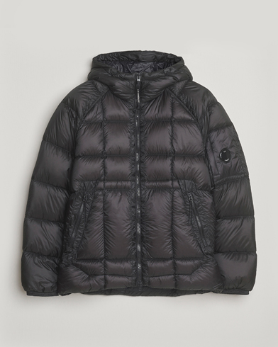 C.P. Company DD Shell Padded Hood Jacket Black – Negro