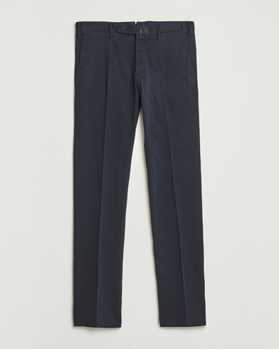 Incotex Slim Fit Cotton Stretch Chinos Navy – Azul