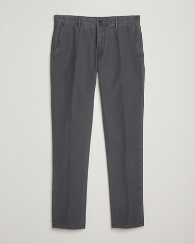 Incotex Slim Fit Garment Dyed Slacks Dark Grey – Gris