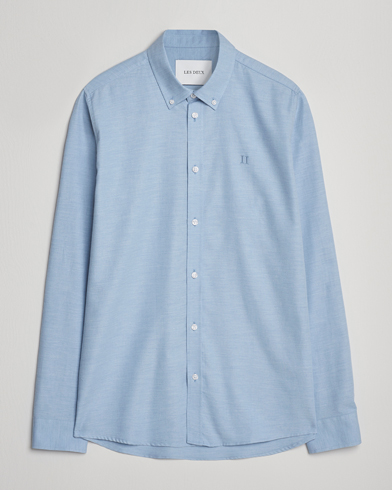 LES DEUX Dessert Reg Flannel Shirt Allure – Azul