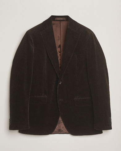 Oscar Jacobson Fogerty Patch Pocket Cord Blazer Brown – Marrón