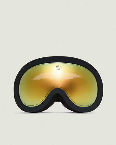 Moncler Lunettes Snowray Ski Goggles Black/Gold – Negro