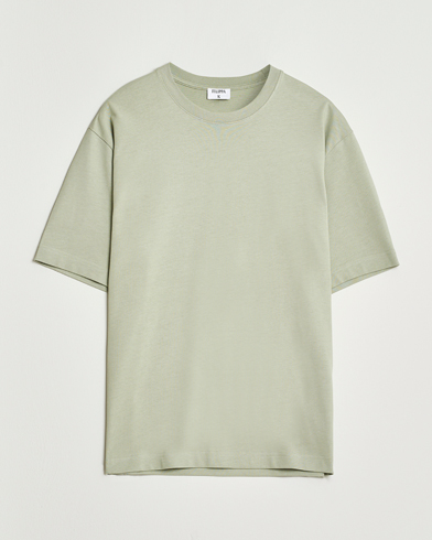 Filippa K Heavy Cotton Crew Neck T-Shirt Faded Green Grey – Verde