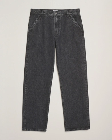 Filippa K Loose Fit Workwear Jeans Washed Black – Negro