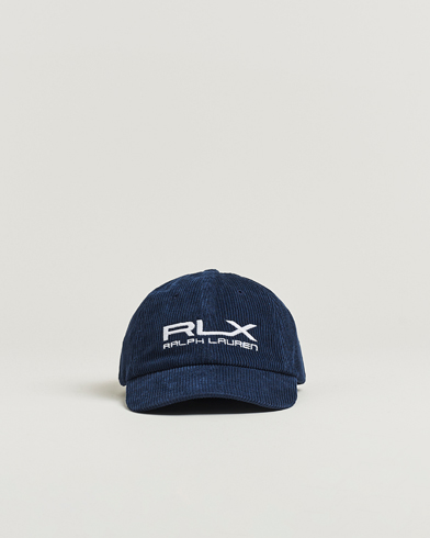 RLX Ralph Lauren Corduroy Cap Refined Navy – Azul