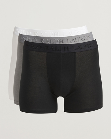 Polo Ralph Lauren 3-Pack Boxer Briefs Black/Grey/White – Blanco