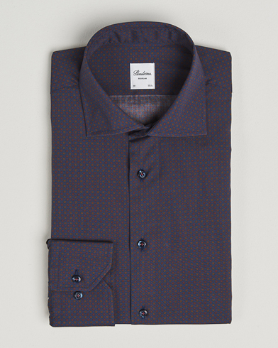 Stenströms Regular Fit Cotton Printed Shirt Blue – Azul