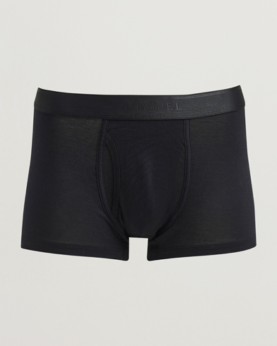 Sunspel Superfine Cotton Trunk Black – Negro