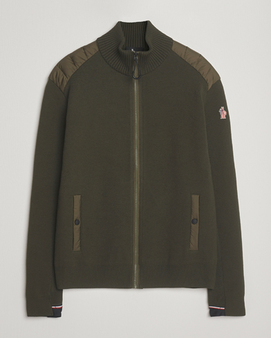 Moncler Grenoble Padded Hybrid Jacket Forest Green – Verde