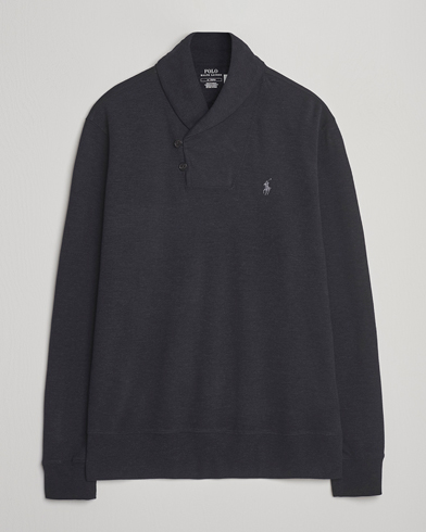 Polo Ralph Lauren Shawl Collar Pullover Polo Black – Negro