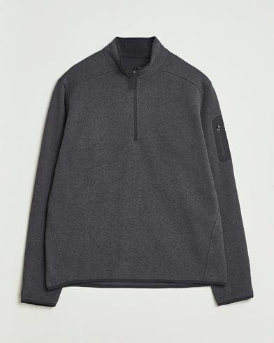 Arc'teryx Covert Half-Zip Black Heather – Negro