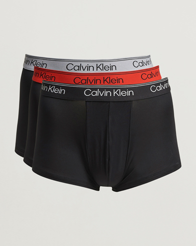Calvin Klein 3-Pack Micro Stretch Trunk Black – Negro