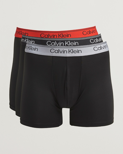 Calvin Klein 3-Pack Micro Stretch Boxer Brief Black – Negro