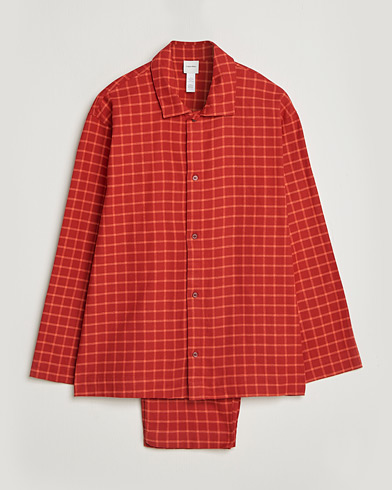 Calvin Klein Flannel Pyjama Set Red – Rojo