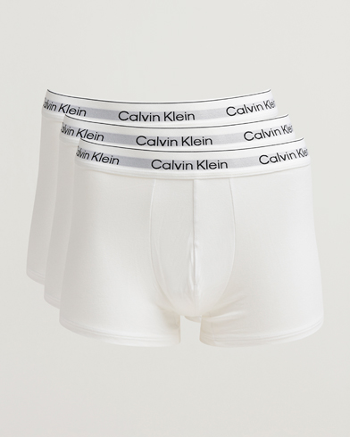 Calvin Klein 3-Pack Icon Cotton Stretch Trunk White – Blanco