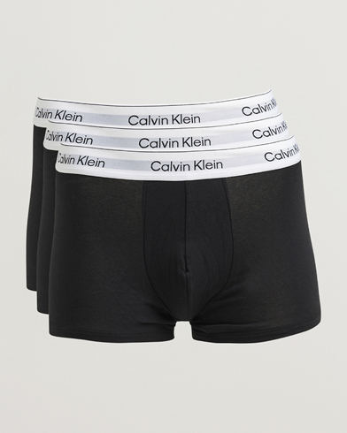 Calvin Klein 3-Pack Icon Cotton Stretch Black – Negro