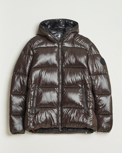 Save The Duck Edgard Padded Puffer Brown Black – Marrón